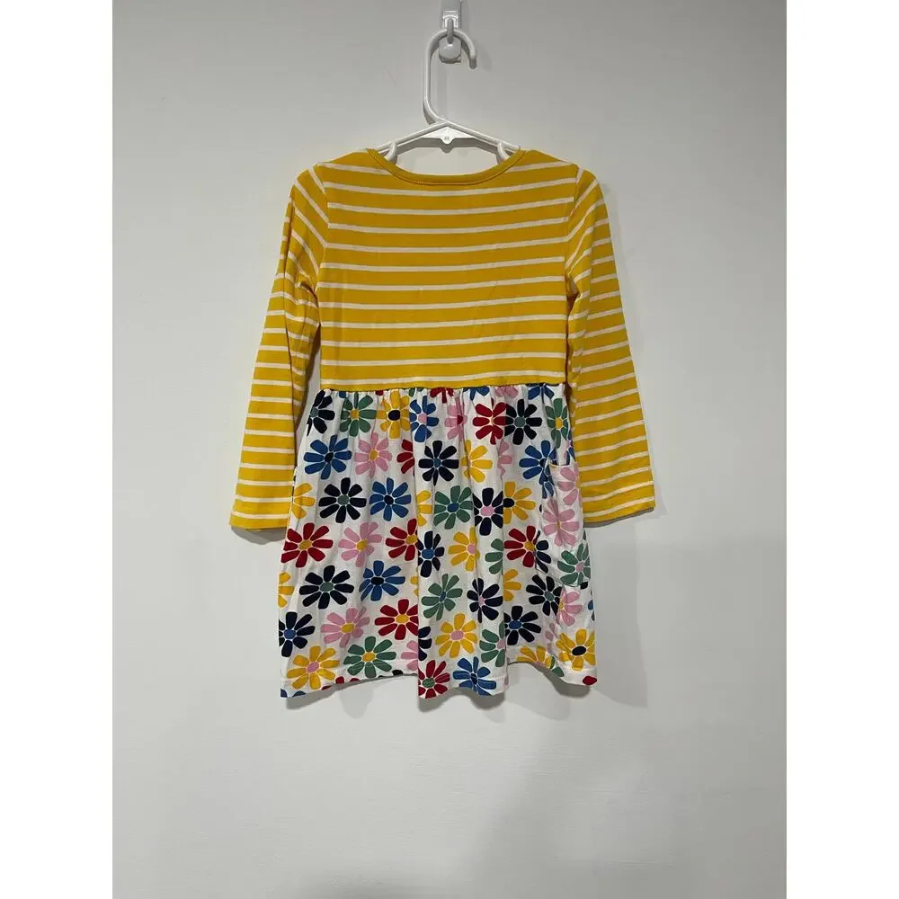 Hanna Andersson Mixie Floral Multicolor Playdress Size 4
